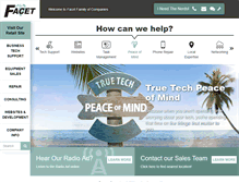 Tablet Screenshot of facettech.com